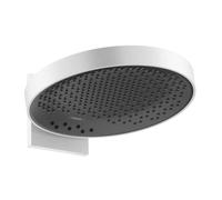 Hansgrohe Douche de tête Rainfinity 360 – 3 jets, raccord mural, saillie 273 mm – blanc mat