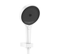 Hansgrohe Rainfinity - Ensemble de pommeau de douche 130, support de douchette et flexible 1,6 m, blanc mat 26851700