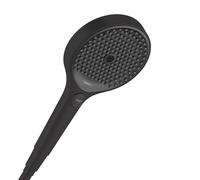 Hansgrohe Pommeau de douche Rainfinity 130 mm – 3 jets, EcoSmart 9 l/min – Noir mat (26865670)