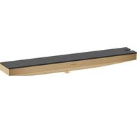 hansgrohe Rainfinity raccordement mural 26858140 avec support de douche à droite et étagère, bronze brossé