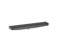 hansgrohe Rainfinity raccordement mural 26858340 avec support de douche à droite et étagère, chrome noir brossé
