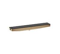 hansgrohe Rainfinity raccordement mural 26843140 avec support de douche à gauche et étagère, bronze brossé
