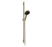 hansgrohe Rainfinity Set de douche 130, EcoSmart, 3jet, S PURO Barre de douche 900mm, 28744140, Couleur: Bronze brossé