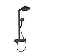 hansgrohe Rainfinity set de douche 28742670 avec thermostatique, taille de pomme de douche 250 mm, noir mat