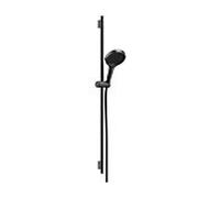 hansgrohe Rainfinity Set de douche 130, EcoSmart, 3jet, S PURO Barre de douche 900mm, 28744340, Couleur: Chrome noir brossé