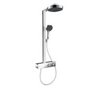 Hansgrohe Rainfinity - Set de douche avec thermostat, diamètre 25 cm, 3 jet, chrome 28742000