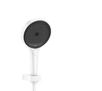 Hansgrohe Ensemble pommeau de douche Rainfinity 130 3 jets, support mural, flexible 1,6m blanc mat