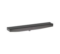 hansgrohe Rainfinity raccordement mural 26858340 avec support de douche à droite et étagère, chrome noir brossé