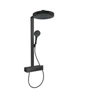 hansgrohe Rainfinity Système de douche 360, 1 jet, ShowerTablet 350, 26853670, Couleur: noir mat