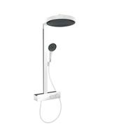 hansgrohe Rainfinity Système de douche 360, 1 jet, ShowerTablet 350, 26853700, Couleur: Blanc Mat