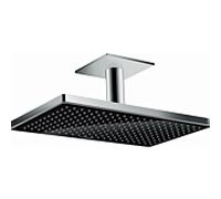 hansgrohe Rainmaker Select 460 douche de tête 24002600 noir / chromé , 1jet, raccordement au plafond 100 mm
