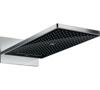 Hansgrohe Rainmaker Select douche à effet de pluie 58x26 cm rectangulaire chrome-noir 24001600