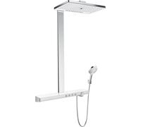 Hansgrohe Rainmaker Select ensemble de douche mural avec thermostat chrome-blanc 27029400