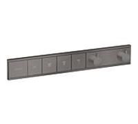 hansgrohe RainSelect 15382340 noir brossé, thermostat, 4x consommateur, dissimulé