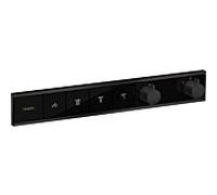 hansgrohe RainSelect 15382670 noir mat, thermostat, 4x consommateur, dissimulé