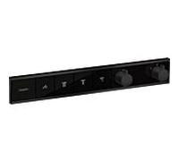 hansgrohe RainSelect 15382670 noir mat, thermostat, 4x consommateur, encastré