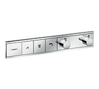 Hansgrohe Mitigeur bain-douche encastré RainSelect avec thermostat Chrome 15381000