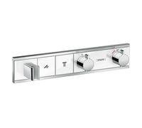 Hansgrohe RainSelect mitigeur bain-douche encastrée avec thermostat chrome-blanc 15355400
