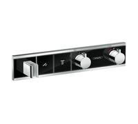 Hansgrohe RainSelect mitigeur bain-douche encastrée avec thermostat chrome-noir 15355600