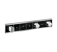 Hansgrohe RainSelect mitigeur bain-douche encastrée avec thermostat chrome-noir 15356600