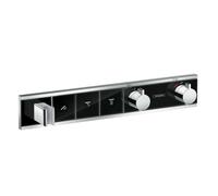 Hansgrohe RainSelect thermostat de douche chromé match2 -noir, pour 3 Verbraucher