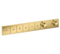 Hansgrohe RainSelect - Mitigeur thermostatique encastré, 5 sorties, doré 15384990
