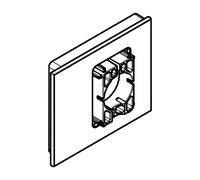 hansgrohe RainSelect Recouvrement de support de douchette pour thermostat, 93108610,