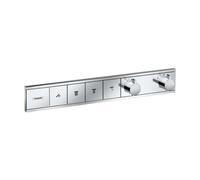 Hansgrohe Mitigeur bain-douche encastré RainSelect 15382000, thermostat, 4 fonctions, chromé