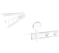 hansgrohe RainSelect set encastré pour 2 consommateurs, 15355600