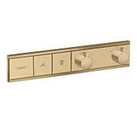 hansgrohe RainSelect thermostat 15380140 bronze brossé, 2x consommateur, dissimulé
