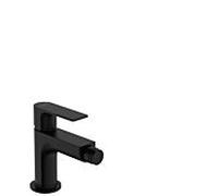 Hansgrohe Mitigeur monocommande de bidet Rebris E sur pied avec vidage à tirette Noir mat 72211670