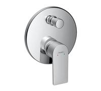 Hansgrohe Mitigeur bain-douche encastré Rebris E 72469000, 2 voies, combinaison de sécurité, chromé