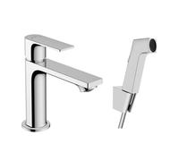 Hansgrohe Rebris E - Mitigeur de lavabo avec douchette de bidet, chrome 72216000