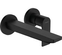 hansgrohe Rebris E set de montage final 72568670 match0 mitigeur lavabo , avec bec 205mm, noir mat