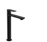 Hansgrohe Mitigeur de lavabo sur pied Rebris E 72591670 monocommandé CoolStart avec vidage noir mat