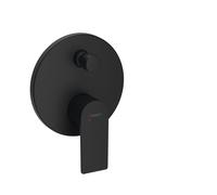 hansgrohe Rebris E Mitigeur monocommandé encastré pour baignoire iBox universal, 72468670, Couleur: noir mat