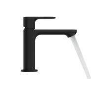 Hansgrohe Mitigeur lavabo sur pied Rebris E 110 Monocommande avec vidage noir mat 72557670