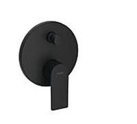 Hansgrohe Set de finition Rebris E 72468670 – Mitigeur bain encastré 2 fonctions noir mat