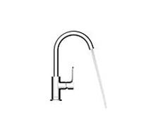 Hansgrohe Mitigeur de lavabo sur pied Rebris S 210 monocommandé bec pivotant vidage chrome 72536000
