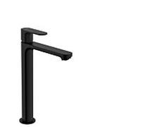 Hansgrohe Mitigeur de lavabo Rebris S 240 – monocommandé CoolStart, vidage à tirette, noir mat