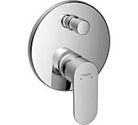 hansgrohe Rebris S garniture set 72467000 mitigeur de bain encastré, avec combinaison de sécurité intégrée, chromé