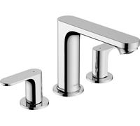 hansgrohe Rebris S Mélangeur de lavabo 3 trous 110, avec vidage, chromé, saillie 134 mm, 72530000