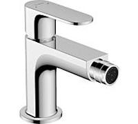 Hansgrohe Mitigeur de bidet Rebris S 72212000 sur pied chromé, tirette métal, saillie 120 mm