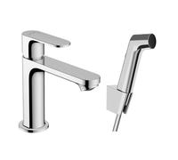 Hansgrohe Rebris S - Mitigeur de lavabo avec douchette de bidet, chrome 72215000