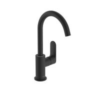 Hansgrohe Rebris S - Mitigeur de lavabo avec vidage et bec orientable, noir mat 72536670