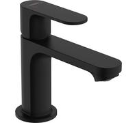 Hansgrohe Mitigeur de lavabo Rebris S 80 – CoolStart, EcoSmart, avec vidage, noir mat 72586670