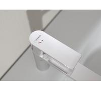 hansgrohe Rebris S, mitigeur monocommande pour lavabo, 80, CoolStart, sans garniture d'écoulement, chrome, 1 pièce.