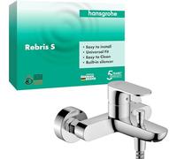 hansgrohe Rebris S Robinet de baignoire en saillie pour salle de bain 2 fonctions Chromé