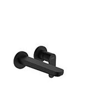 Hansgrohe Mitigeur de lavabo Rebris S encastré pour montage mural bec 20 cm noir mat 72528670