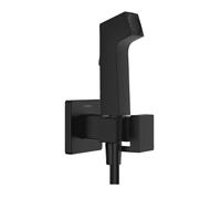 Hansgrohe - Robinet de bidet encastré, avec douchette, noir mat 29233670